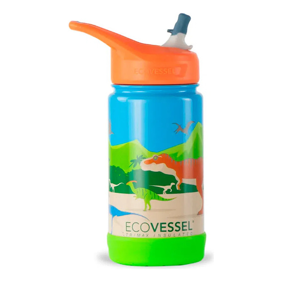 Tomatodo Insulado Niños Frost 355ml Dinosaurio, Ecovessel