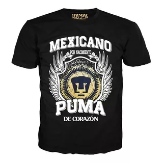 Playera Pumas Unam Campeón Mexicano Por Nacimiento 