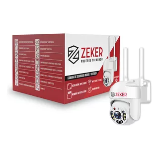 Cámara De Seguridad Inalámbrica Wifi Ip Exterior Zeker 3mp Batería  Recargable Impermeable Ip66