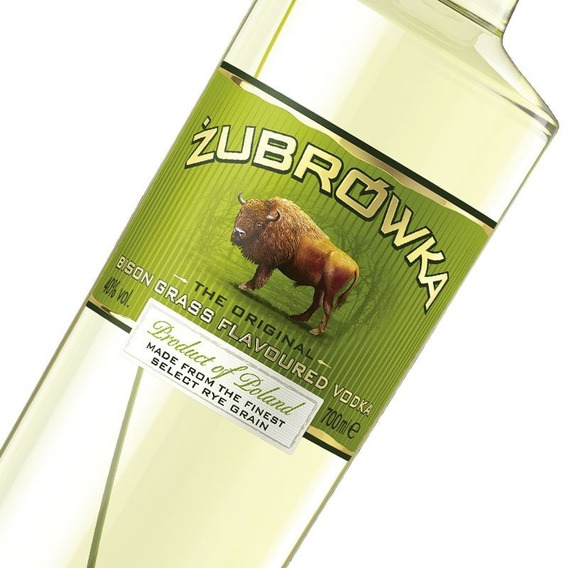 Vodka Zubrowka Bison Grass Vodka, 40° 750cc 