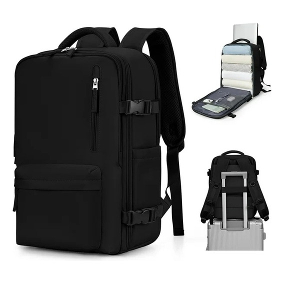 Mochila Viaje Impermeable Antirrobo Con Puerto Usb Notebook