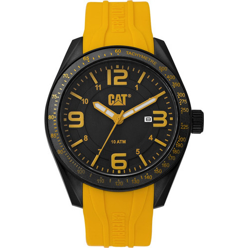 Reloj Cat Deportivo Oceania Lq.161.27.137 Local Daddona Color De La Malla Amarillo Color Del Bisel Negro Color Del Fondo Negro