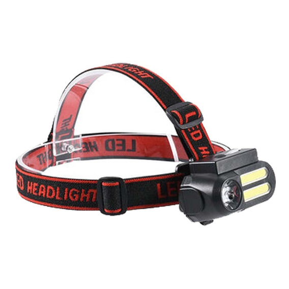 Linterna Minero Recargable Mas Luz Led Cob Bentancor