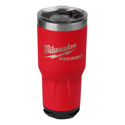 Termo Portatil Packout Vaso 30oz 887ml 48228393r Milwaukee Color Rojo