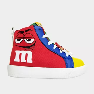 Tenis Botita Infantil M&m's Tema Lunetas Mms Chocolates