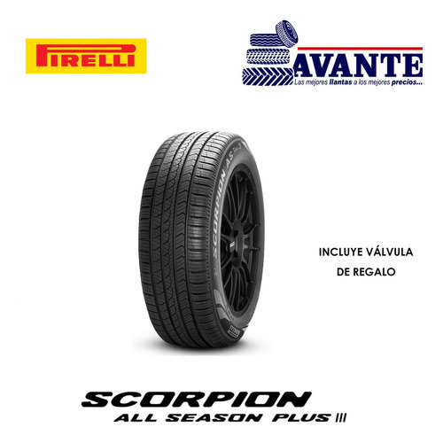 Llanta 245/65r17 Pirelli Scorpion All Season Plus 3 107h Blk Índice de velocidad H