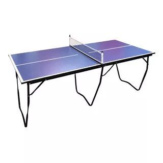 Mini Mesa De Ping Pong Piramydes Global Mini-mesa Fabricada En Melamina Color Azul
