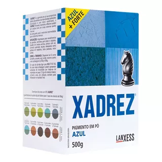 Pó Xadrez Azul 500g Kit C/10 Unid