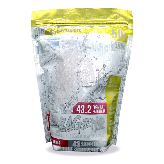 Colágeno Hidrolizado 500 Gr Natural 43 Supplements