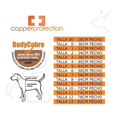 Body De Cobre Post-operatorio Talla 1-4 - Aquarift