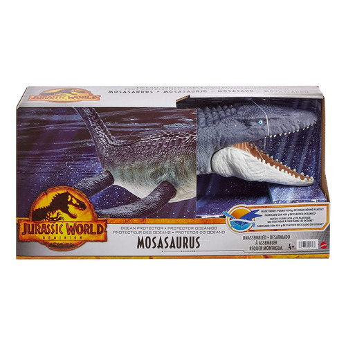Figura de acción  Mosasaurus de Mattel Jurassic World
