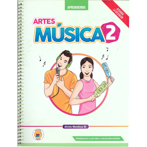 Aprendiendo Artes Musica 2. Secundaria / Ebica, De Alvino Mendoza. Editorial Ebica, Tapa Blanda En Español