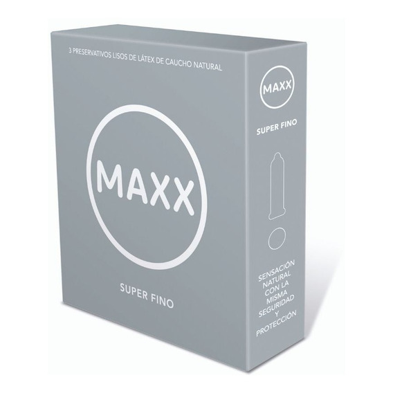 Preservativo Maxx Super Fino X 3 Un