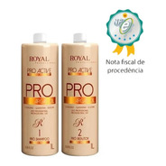 Kit Royal Progressiva Pro Argan Alisa 100% Melhor Do Brasil