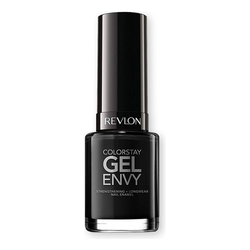 Esmalte Revlon En Gel Colorstay Envy Longwear Nail Enamel Color Black Jack