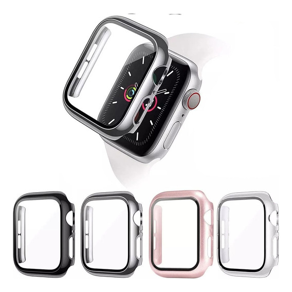 Case Protector Fund Estuche Apple Watch + Vidrio 38 40 42 44