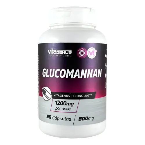 Glucomannan 1200mg Vitagenus 90 Cápsulas — Vitagenus