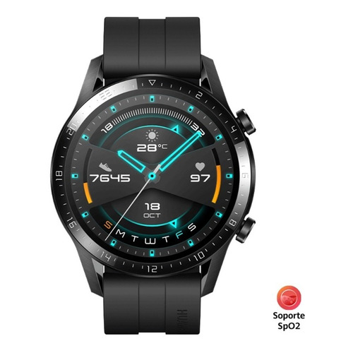 Reloj Inteligente Huawei Gt2 46mm Color de la malla Negro Color del bisel Negro