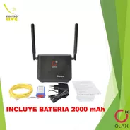 Router Olax Ax5 Pro Zonas Rurales Chip 4g Wifi  + Bateria