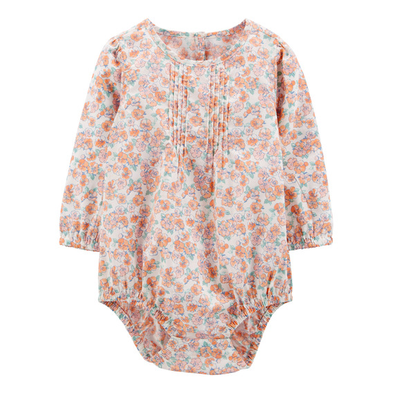 Body Bombachudo De Algodón Diseño Floral Oshkosh 1n010110