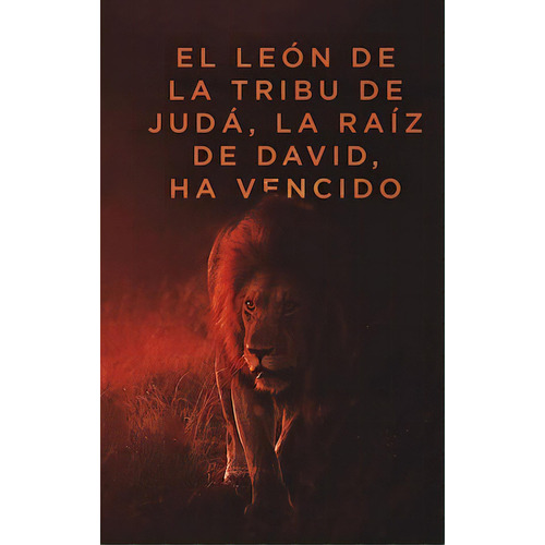 Santa Biblia: «Reina Valera»: Revisión 1960 (El león de la tribu de Judá), de Editorial Vida. Editorial Vida, tapa dura en español, 2021