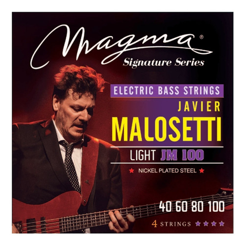 Encordado Magma Jm100 J Malosetti 040 - 100 Bajo 4 Cuerdas