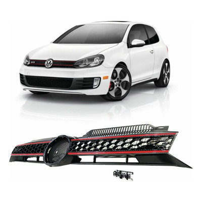 Parrilla Golf Gti Mk6 Fibra De Carbono 2010 2011 2012 2013