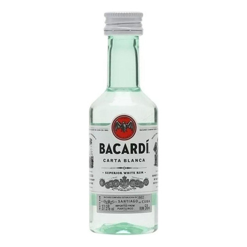 Ron Bacardi Carta Blanca Mini 50 Ml