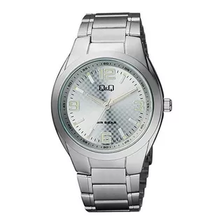 Qb52j204y - Reloj Q&q P/m Acero Hombre Color De La Correa Plateado Color Del Bisel Plateado Color Del Fondo Plateado