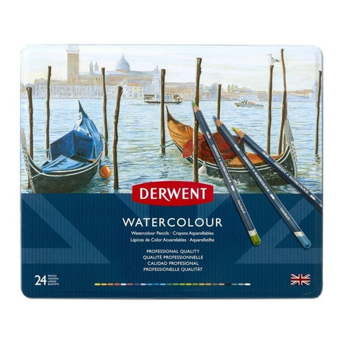 Estuche Lapices Derwent Watercolour 24 Pz