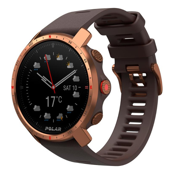 Reloj Multisport Polar Grit X Pro Cobre / Café