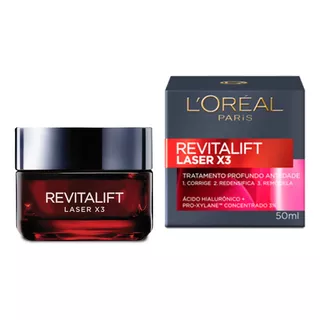 Creme Hidratante Revitalift Laser X3 50ml L'oréal Paris Tipo De Pele Todos Os Tipos De Pele