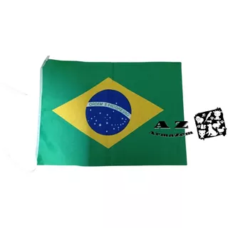 1 Unid Bandeira Brasil Para Moto Bandeirinha Da Copa 30x45