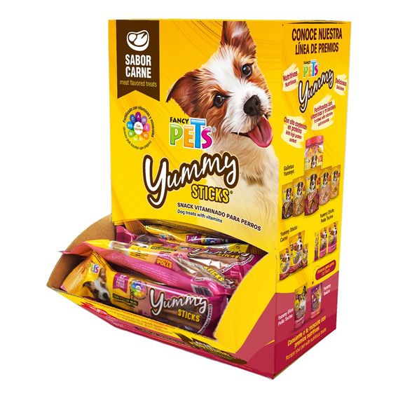 Yummy Sticks Sabores Caja (50 Piezas) 1 Kg Fancy Pets