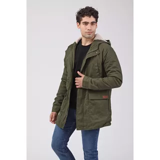 Campera Hombre Bravo Jeans Elba Verde Militar T. S Al 3xl