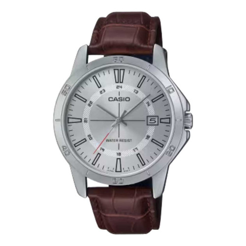 Reloj de pulsera plateado Casio MTP-V004L-7cudf para hombre, color plateado - MTP-V004L-7cudf