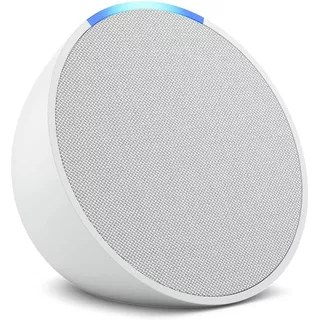 Amazon Echo Pop C2h4r9 Con Asistente Virtual Alexa, Pantalla Integrada De 8  Color Glacier White 110v/220v