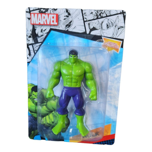Muñeco Mini Articulado Hulk En Blister 9cm Marvel