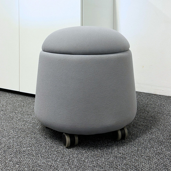 Pouf Yoco C/ruedas Y Almacenamiento