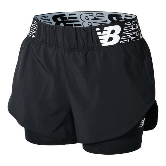 Short New Balance De Dama - Relentless Short - Ws23171bk