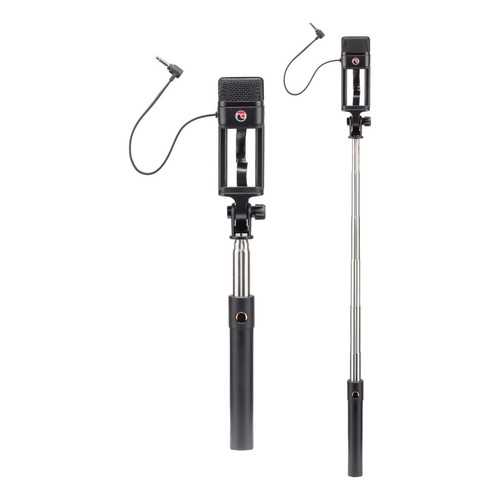 Resident Audio Rcs2 Selfie Stick Microfono Celulares Color Negro