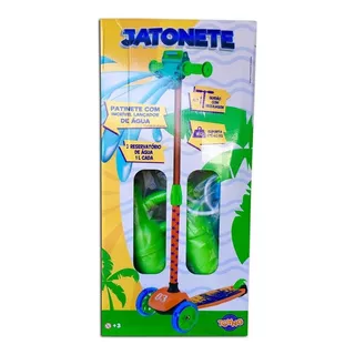 Patinete Infantil Lança Agua Jatonete 3 Rodas Toyng 46540 Cor Colorido