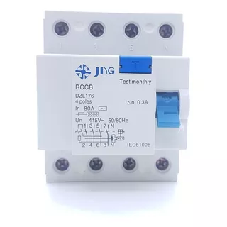 Interruptor Diferencial Residual Dr/idr 4p 40a 30ma - Jng