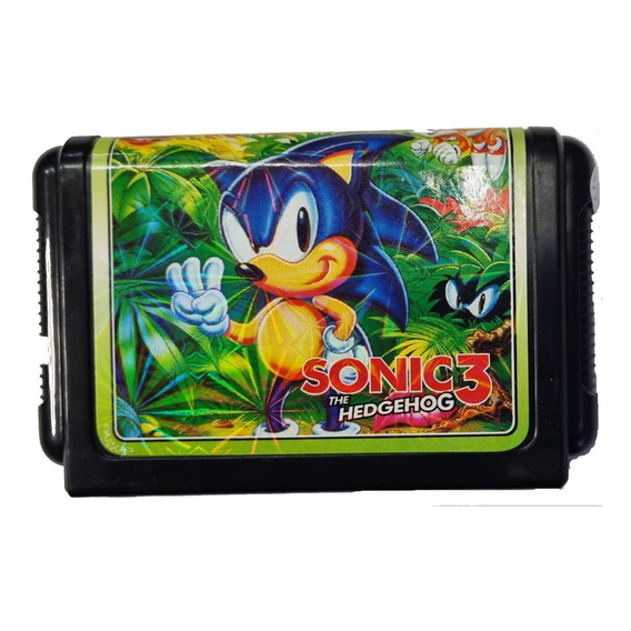 Cartucho Sonic 3 The Hedgehog | 16 Bits Retro -mg-