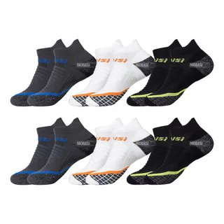 X3 Pares Calcetines Tobilleras Deportivas Bikers Algodón