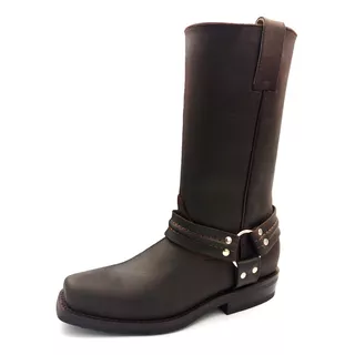 Botas Pistolero Crazy Cafe Trompa De Puerco Suela Hule