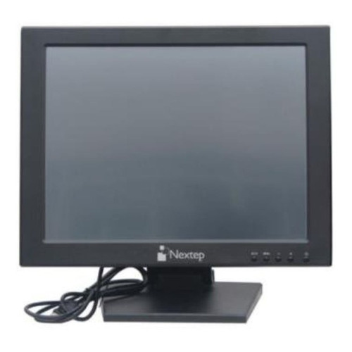 Monitor Nextep Touch Screen Punto De Venta 15 Lcd Ne-520 /v Color Negro