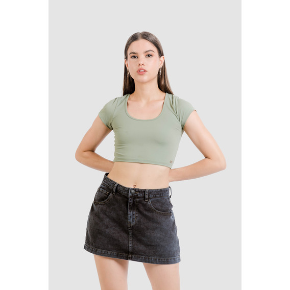 Polo Crop Land - Verde