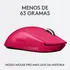 Mouse gamer de juego inalámbrico recargable Logitech GPro Series Pro X Superlight 910-005941 rosa