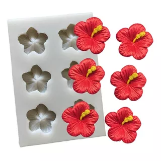 Molde Silicona Mini Flores Cayena